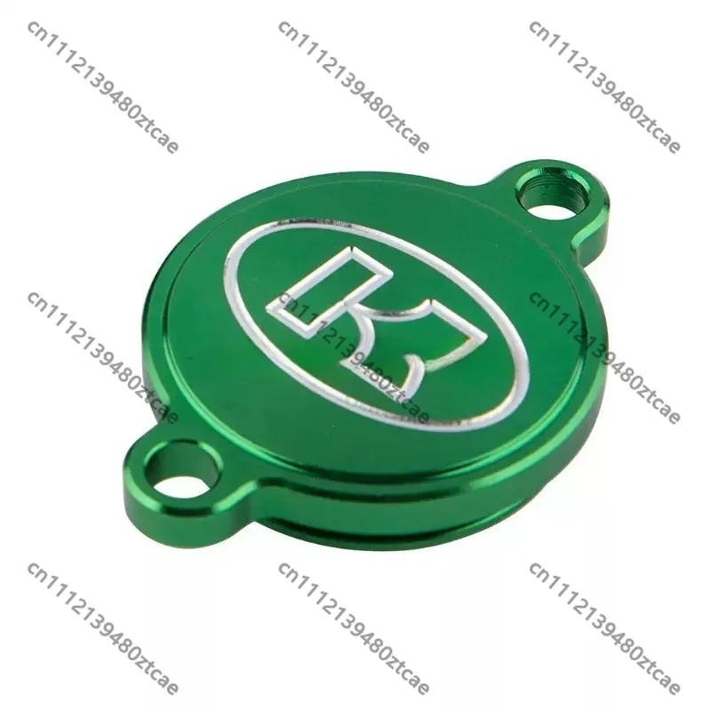 Dirt Bike Accessories CNC Machined Water Pump Oil Filter Cover, Off Road Motorcycle Engine Protective Cap Spare Replacement Part
