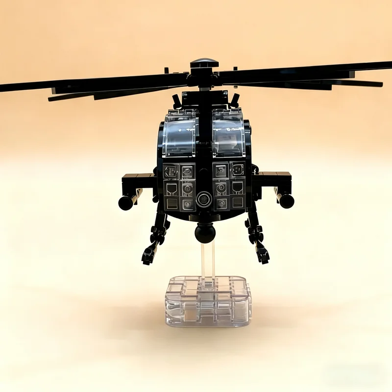 418 elementów MOC MH 6 Mały Ptak Model Klocki Konstrukcyjne Prezent na Boże Narodzenie Zabawki Składanie DIY Kreatywna Pomysłowa Edukacyjna Klockowa Zabawka