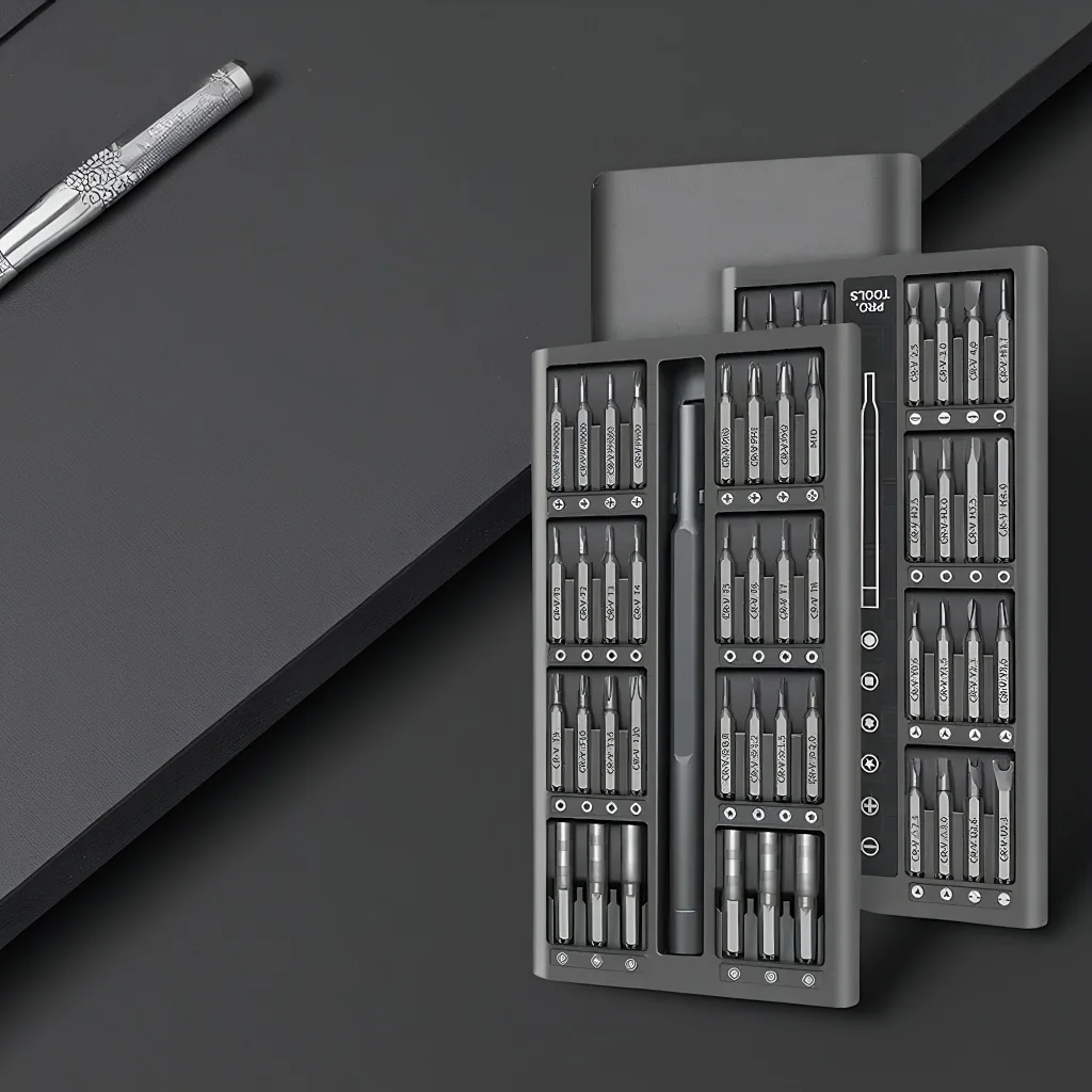 

Набор магнитных отверток, 63 предмета, прецизионные инструменты, набор для ремонта мотоциклов, для обслуживания электроники, прочный, для хранения в кейсе