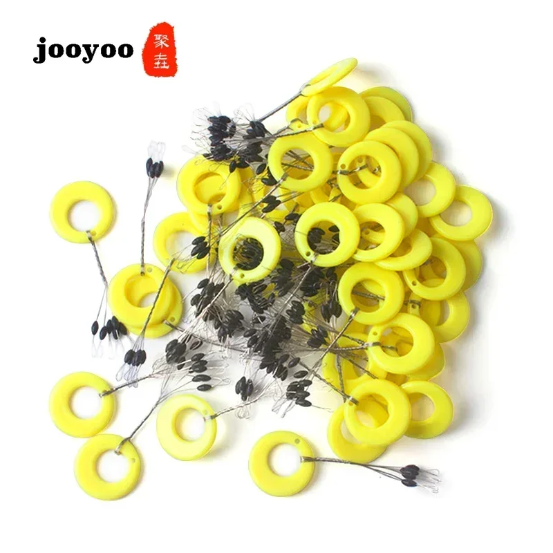 100Pcs S M L Fishing Tackle Accessories Fishing Float Premium Carp Fishing Rubber Stops Rigging Float Lead Positioning