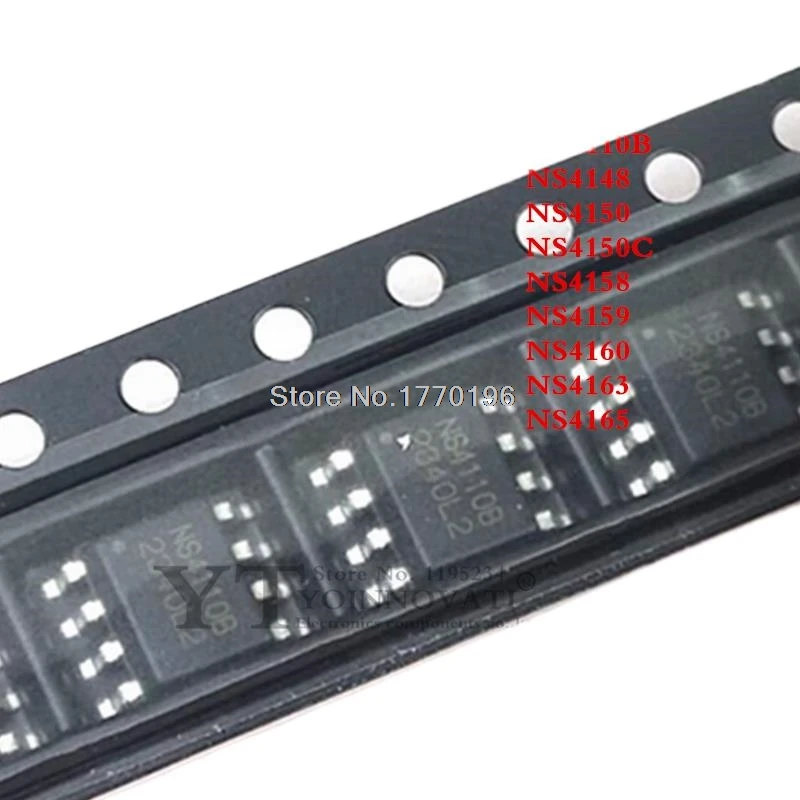 10PCS NS4110A NS4110B NS4148 NS4150 NS4150C NS4158 NS4159 NS4160 NS4163 NS4165 SOP-8