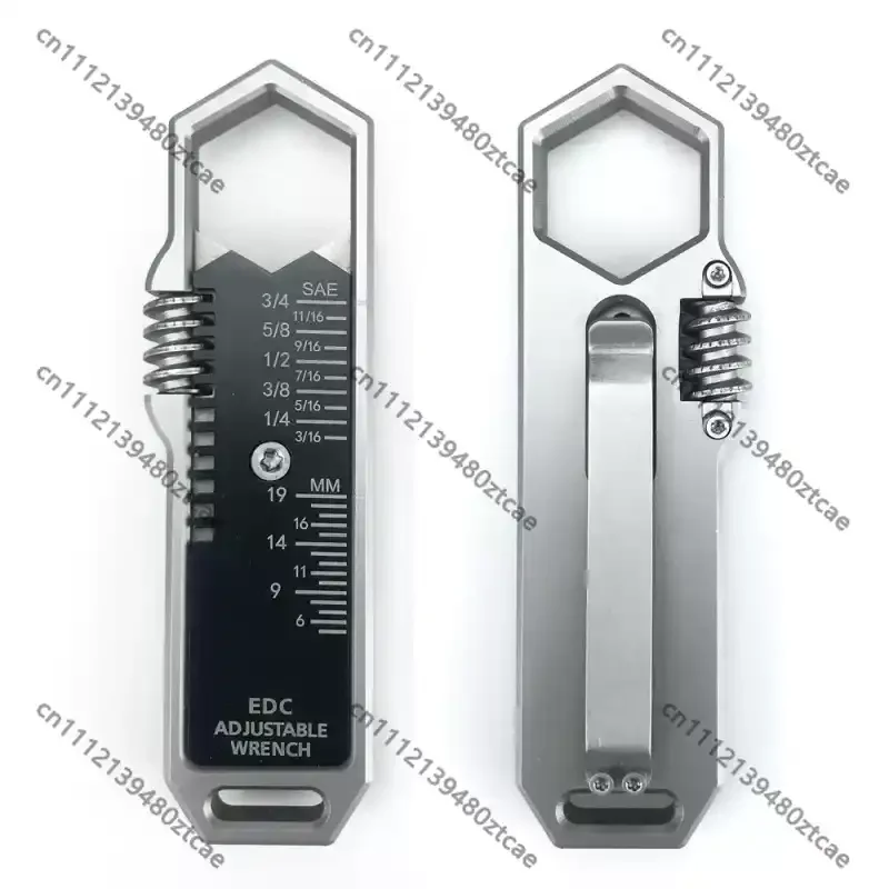 EDC Folding Multi‑function Adjustable Wrench,Portable Tactical Disassembly Tool