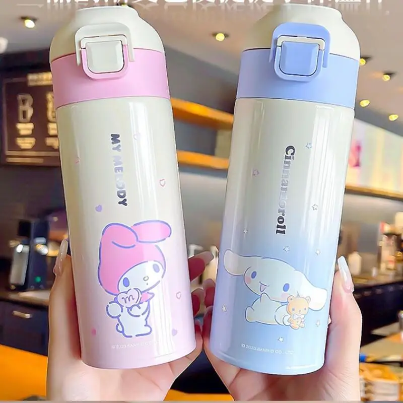 

Sanrio Kuromi Pochacco Cinnamoroll чашка для горячей воды чашка для холодной воды для студентов и взрослых на открытом воздухе портативный мультфильм новый продукт бестселлер