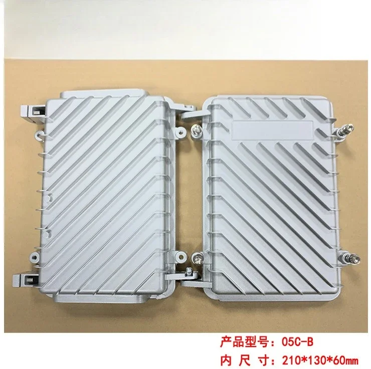 05C-B: 210 * 130 * 60 wireless AP bridge cast aluminum waterproof box, outdoor amplifier waterproof case