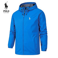 Polo Ralph Lauren Spring and Autumn Outdoor Jacket, Men's Sports Mountaineering, Camping, Fishing Hooded Light Jacket, Windbreak