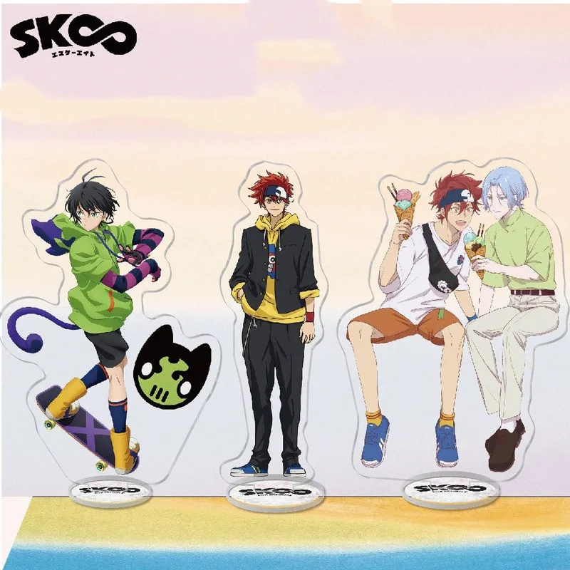 Figuras de juguete SK8 The Infinity para hombre y mujer, Reki Kyan Langa Hasegawa Miya Chinen, modelo de pie acrílico, joyería de escritorio