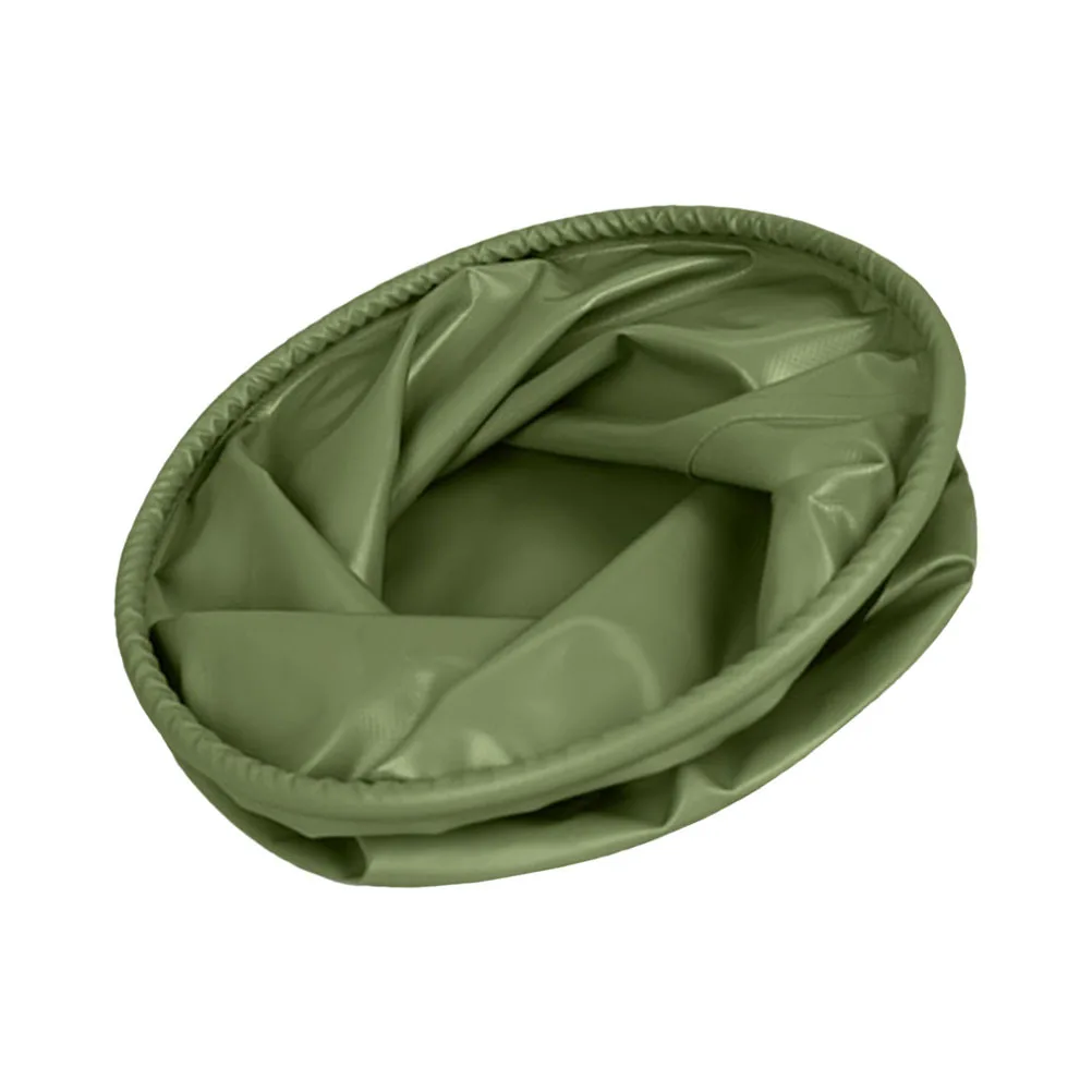

Collapsible Portable Water Bucket Army Green Foldable Outdoor Bucket Suitable for Camping Fishing Car Wash Picnic Cooling