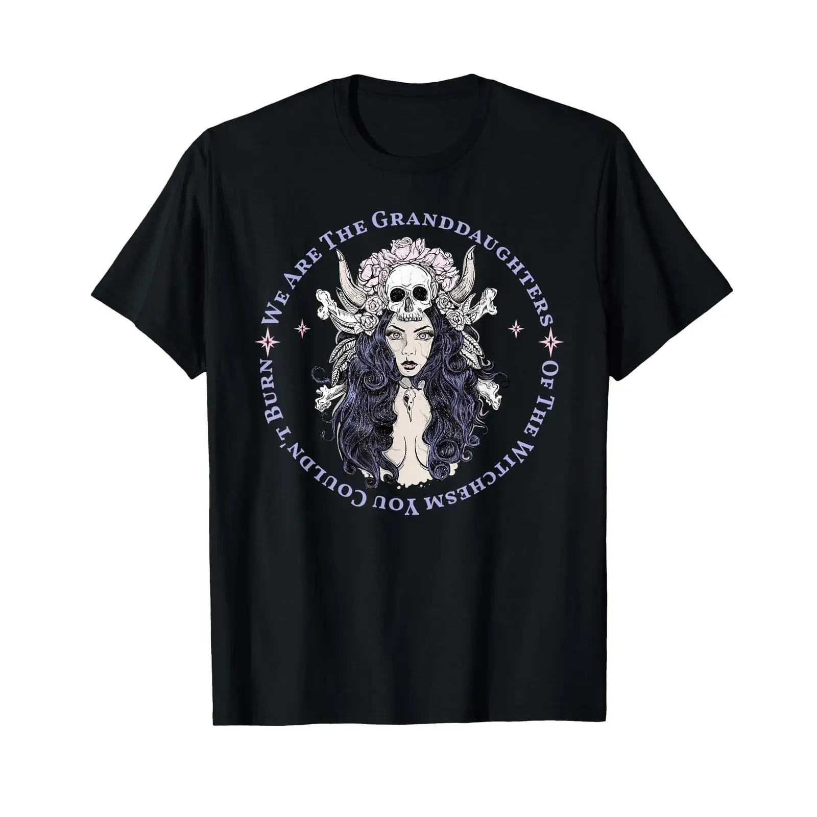 Wir sind die Enkelinnen der Hexen du Nicht verbrennen k T Shirt vintage Washed Breathable Versatile designer clothes Stylish