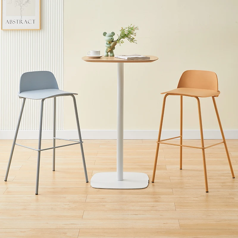 

Designer Adults Gaming Nordic Simple Bar Chair Creative High Chair Modern Garden Waiting Taburetes De Bar Home Furniture