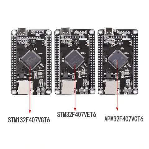 STM32F407VET6 APM32F407VGT6 STM32F407VGT6 Development Board Cortex-M4 Core Board STM32 System Board Microcontroller Learn Board