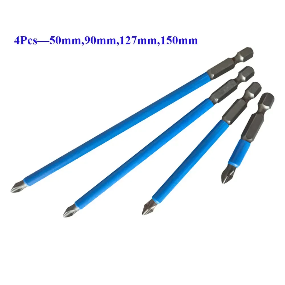 Imagem -03 - Chave de Fenda Elétrica Bits Grupo Hex Hank Magnético Anti-slip Long Batch Head Cross Screwdriver Bit Ferramentas Manuais Pcs