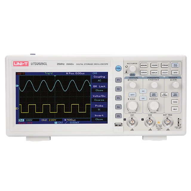 sales promotion Digital Storage Oscilloscopes UTD2025CL 25MHz 500MS/s 25 kpts Memory Depth USB