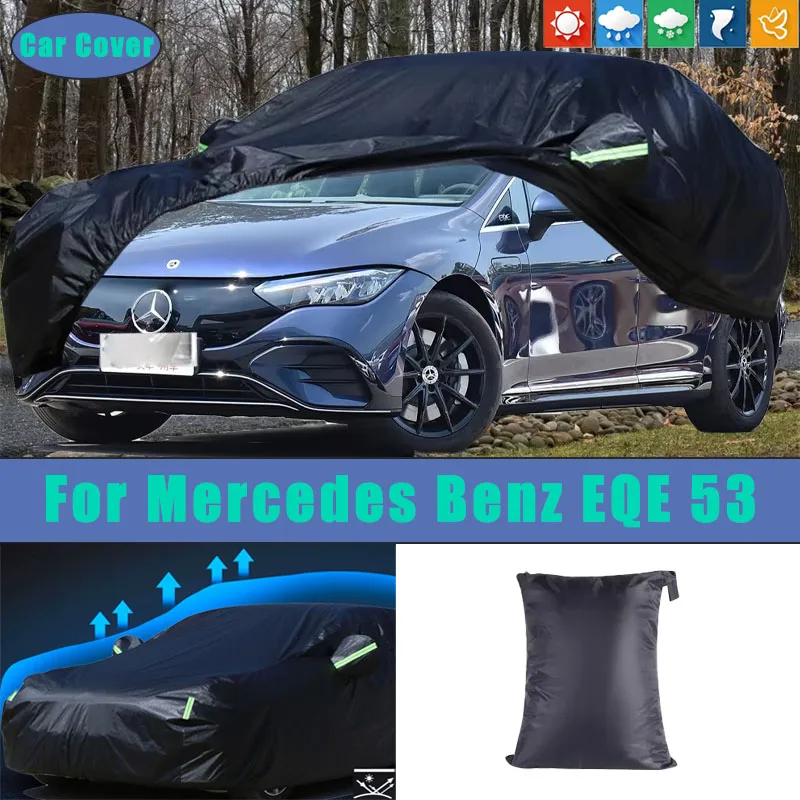 

For Mercedes Benz EQE 53 Car Full Outer Covers Outdoor Waterproof Dustproof Sun Rain Snow Protection Exterior Car Accessories
