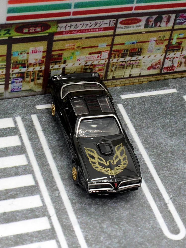 TAKARA TOMY tomica Alloy car Model Black Box Flagship New TP21 Pontiac Firebird, a holiday gift for kids boys and girls