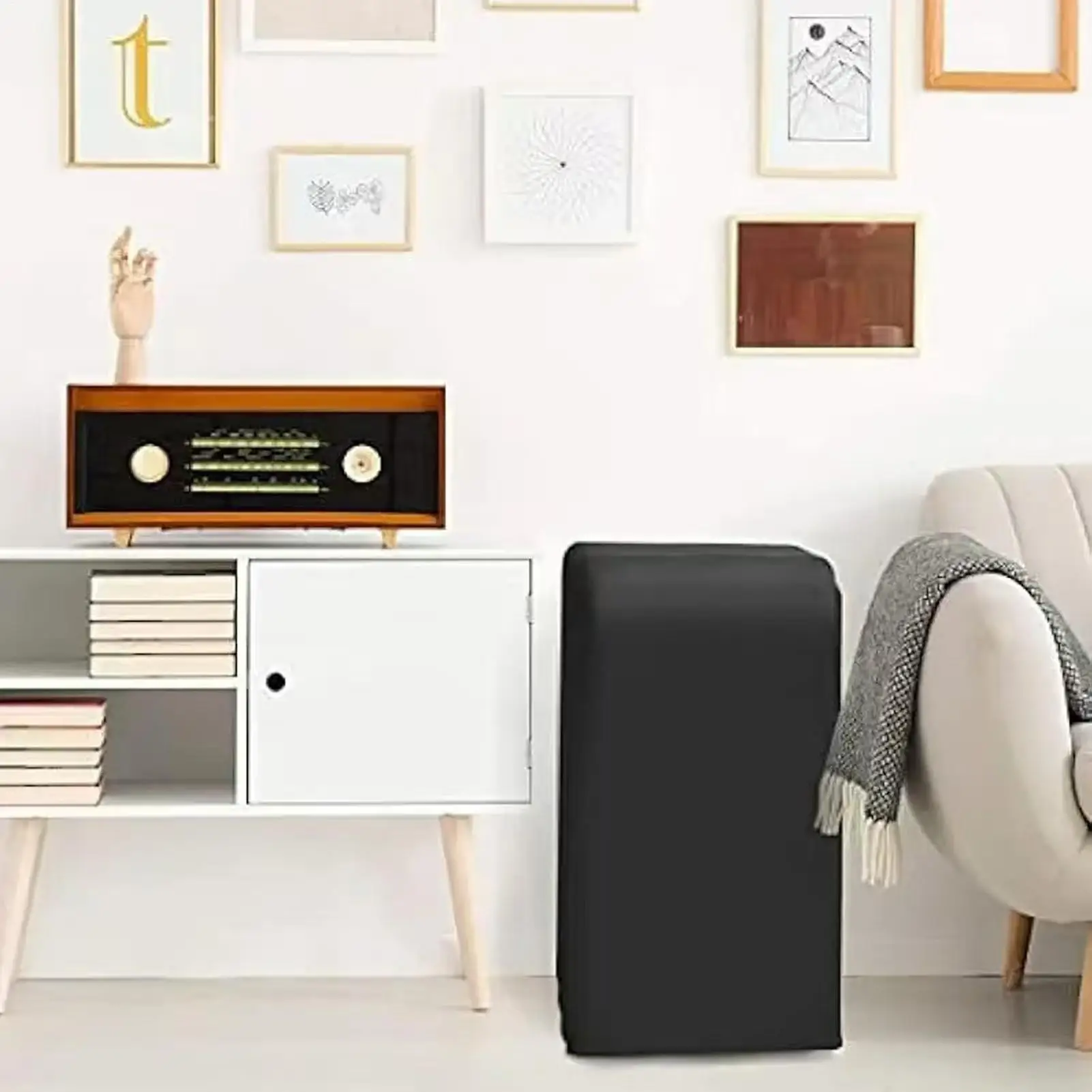 AC Cover With Drawstring Waterproof Protector Indoor Mobile AC Dust Covers For Indoor Home Dorm Office Garage Basement Winter