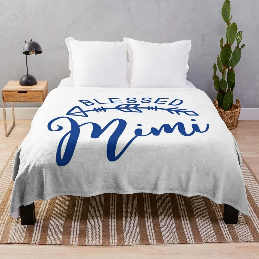 Mimi, cute mimi gift mother's day mimi Throw Blanket Thin wednesday Blankets