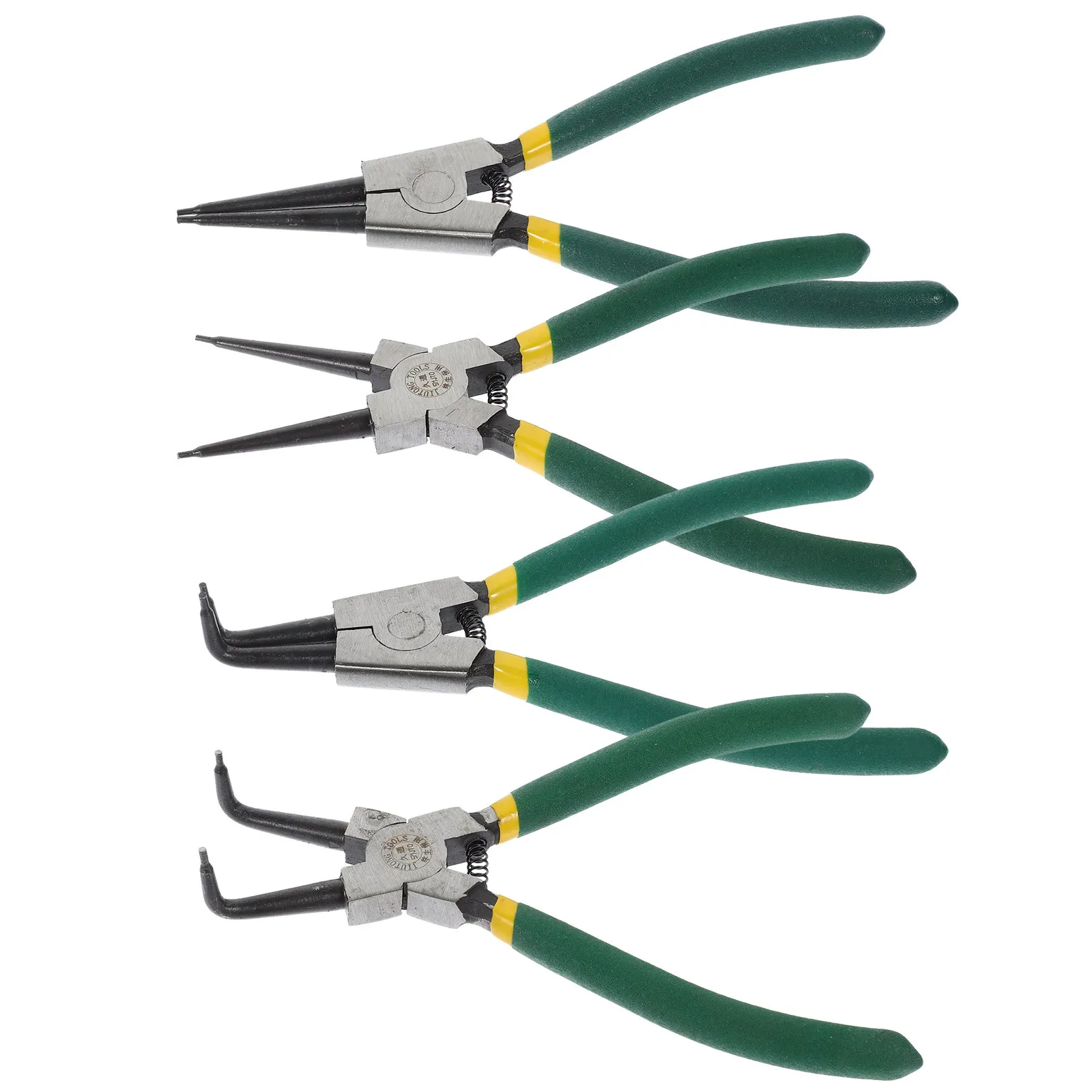 

1Set Precision Spring Loaded Circlip Pliers 7 Inch Heavy Duty Snap Ring Pliers for Home Auto Maintenance Internal External