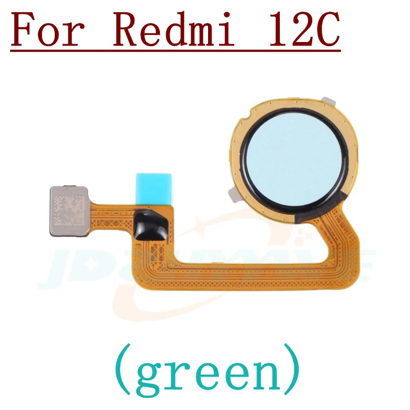 For Xiaomi Redmi 10 10c 12C Home Button Back Touch ID Scanner Fingerprint Sensor Flex Cable Phone Parts