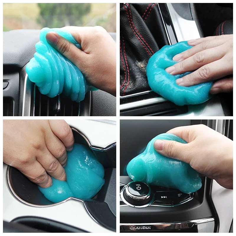 Car Interior Wash Cleaning Gel Slime Magic Mud Auto Vent Computer Keyboard Dirt Dust Remover Car Wash Interior Cleaning Tools