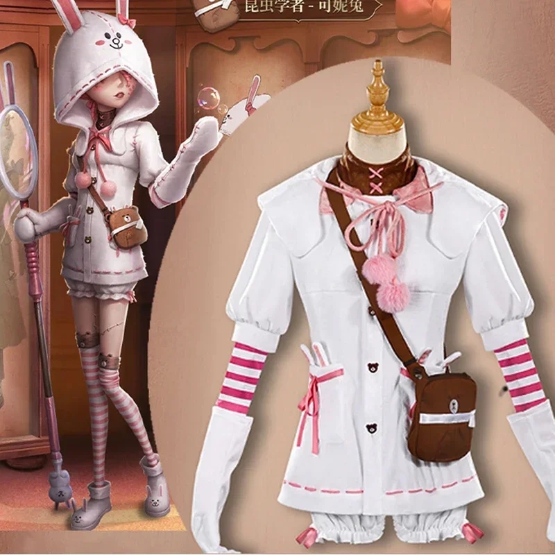 Game Identity V Cosplay Costumes Survivor Melly Plinius Entomologist Cosplay Costume Uniforms Halloween Dresses Clothes Sets