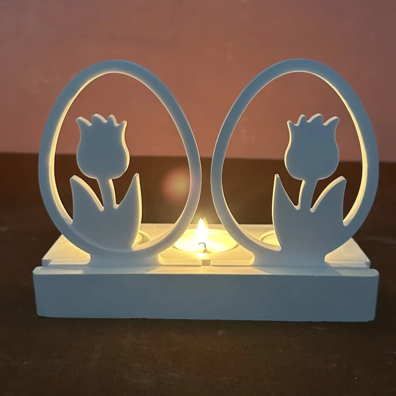 

DIY Cement Gypsum Casting Resin Mold Home Holiday Decoration Gift Rose Boat Anchor Candle Holder Ornaments Silicone Mold