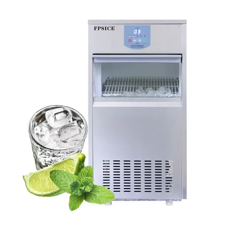 Portable Ice Maker 50kg/24Hrs 24 Ice Cubes Per Cycle Bullet Ice Maker