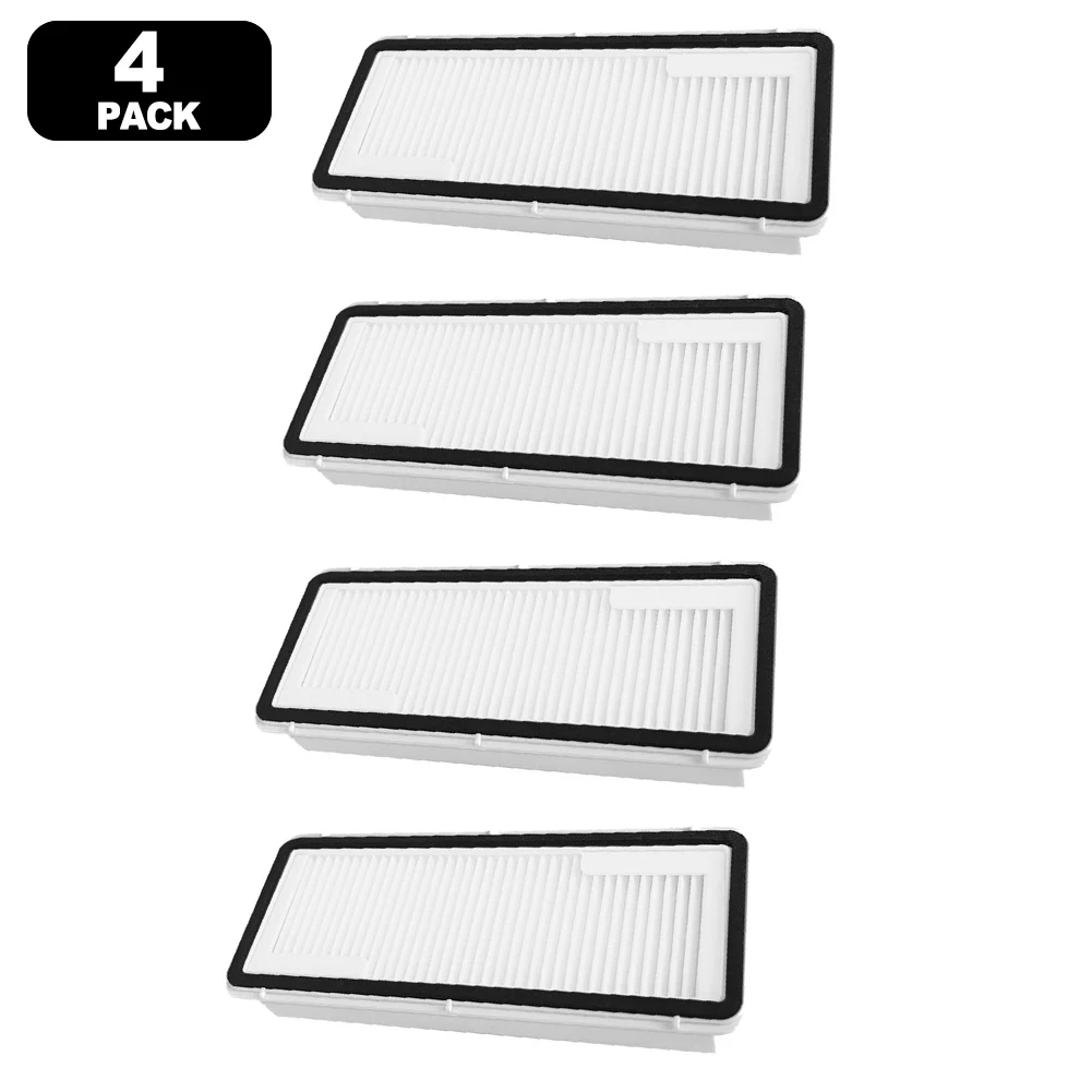 Replacement Filter Kit 4 Pieces for NARWAL For Freo for x10 Pro Robot Vacuum for washable and Reusable Compatible with YJCC027