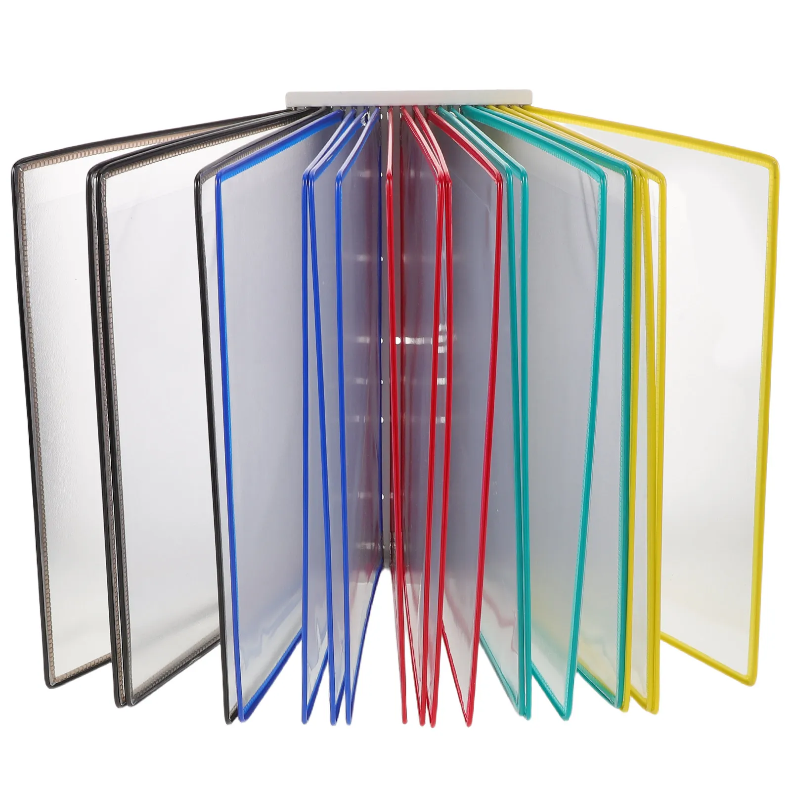 

Многоцветная настенная система для демонстрации документов для выставочных залов, ресторанов, офисов, общественных мест, разноцветная.