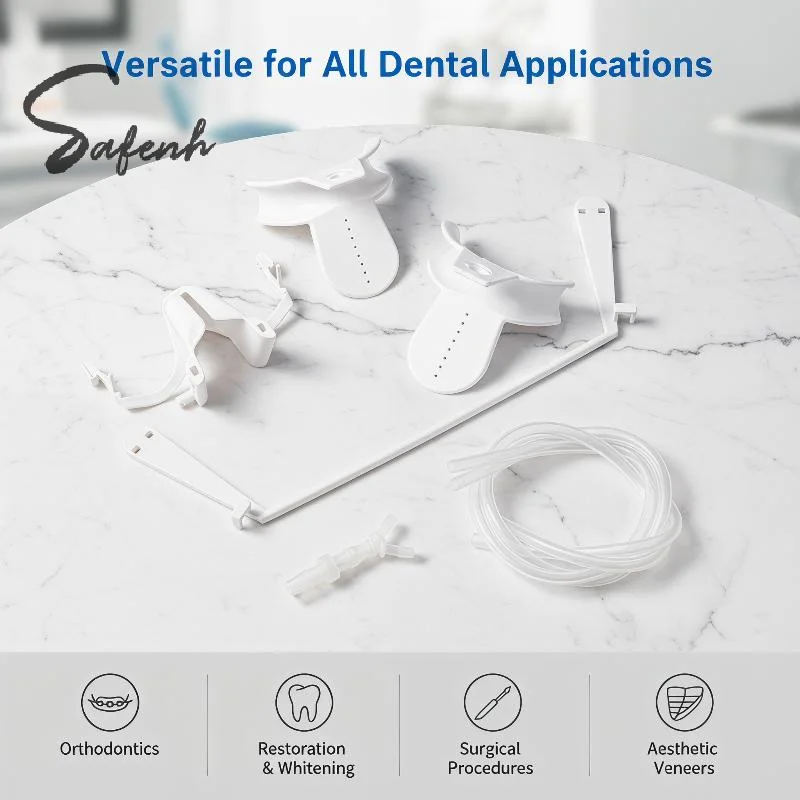 1Set S/L Cheek Retractor Dry Field System With Saliva Suction Function Mouth Opener Suit Bonding Retractor Bracket