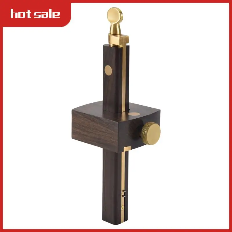 

Mortise Gauge 6.4In Ebony Mortise Square Gauge Brass Screw Type Sliding Mark Scraper