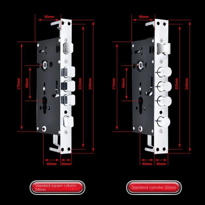 Imagem -05 - Conjunto Completo de Fechaduras Anti-roubo Acessórios Domésticos para Porta Alças do Painel Fechaduras Internas