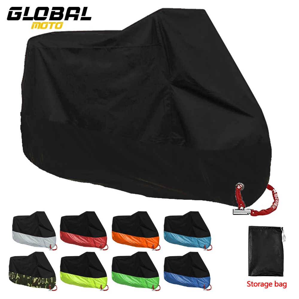 

Чехол для мотоцикла, дождевик для мотокросса, водонепроницаемый пылезащитный УФ-защитный чехол, пальто для дома и улицы, чехол для мотоцикла, скутера M-4XL