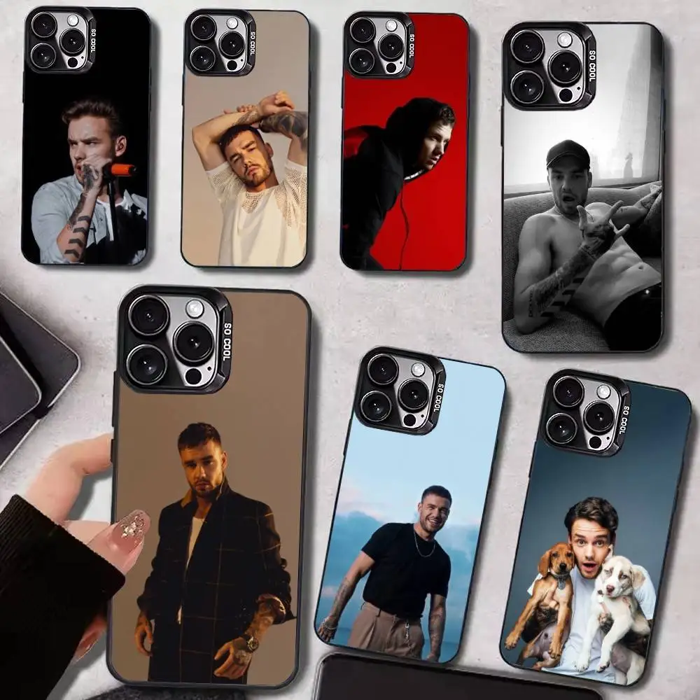 

Singer L-Liam Payne Phone Case For iPhone 17, 16,15,14,13,12,11 Plus,Pro Max, Colorful Silver Funda Cover