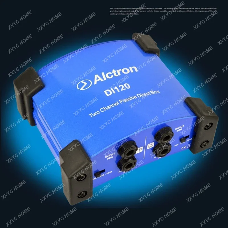 Alctron DI120 Two-Way Passive DI Box Impedance Converter DI BOX Stage Effect Device