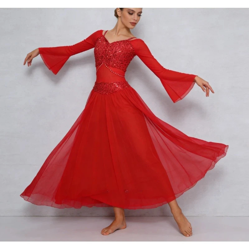 

Женская одежда для занятий танцами на животе, удобный легкий сетчатый костюм с пайетками, комплект костюмов для выступлений в восточном стиле для женщин