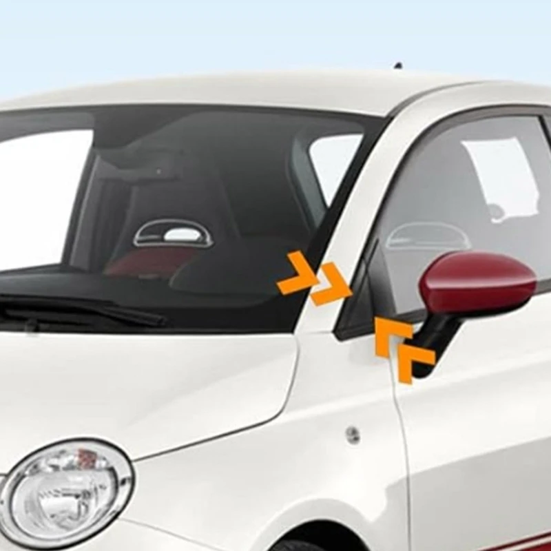 

1 пара точной зеркальной отделки флага, изготовленной из износостойкого материала ABS, для 500