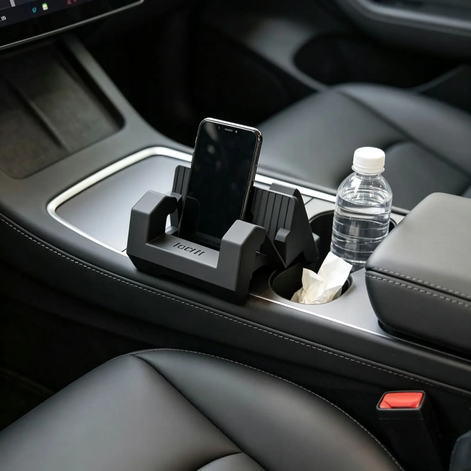 Auto-Handyhalterung für Tesla Model Y Juniper 2026 Model3 Highland YL Armaturenbrett Lüftungsschlitz Silikon Auto-Navigations-Sonnenbrillenhalter – Detail 9