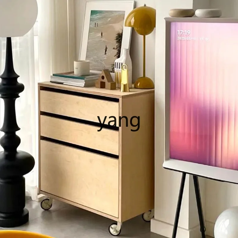 LMM القرون الصلبة الخشب غرفة المعيشة خزانة الرجعية درج خزانة الزخرفية