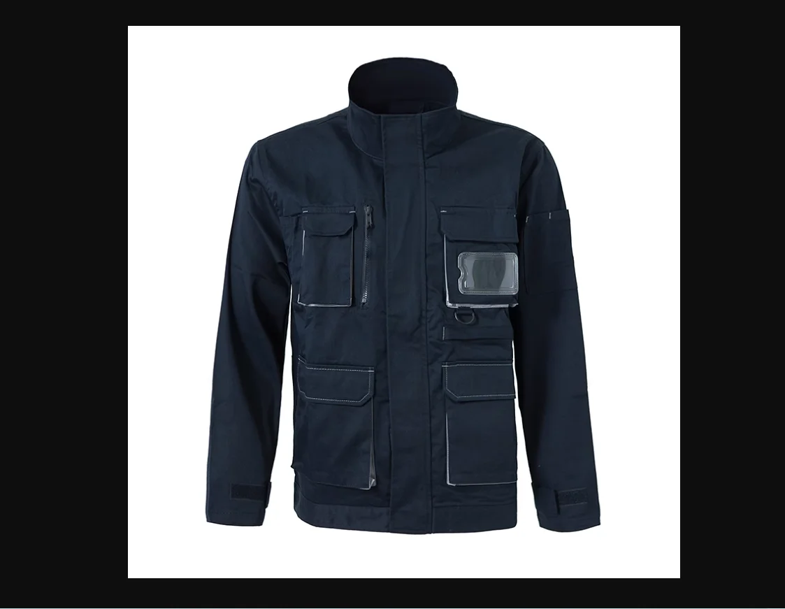 作業服男性用溶接スーツマルチポケット作業ベスト工場機械修理工ワークショップ耐久性のある制服作業つなぎ服