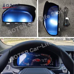 HUD Blue LED Android Digital Dashboard For BMW 5 6 7 F07 F10 F11 F18 F06 F12 F13 F01 F12 F13 X3 F25 X4 F26 F15 X5 F16 X6 E60 F30