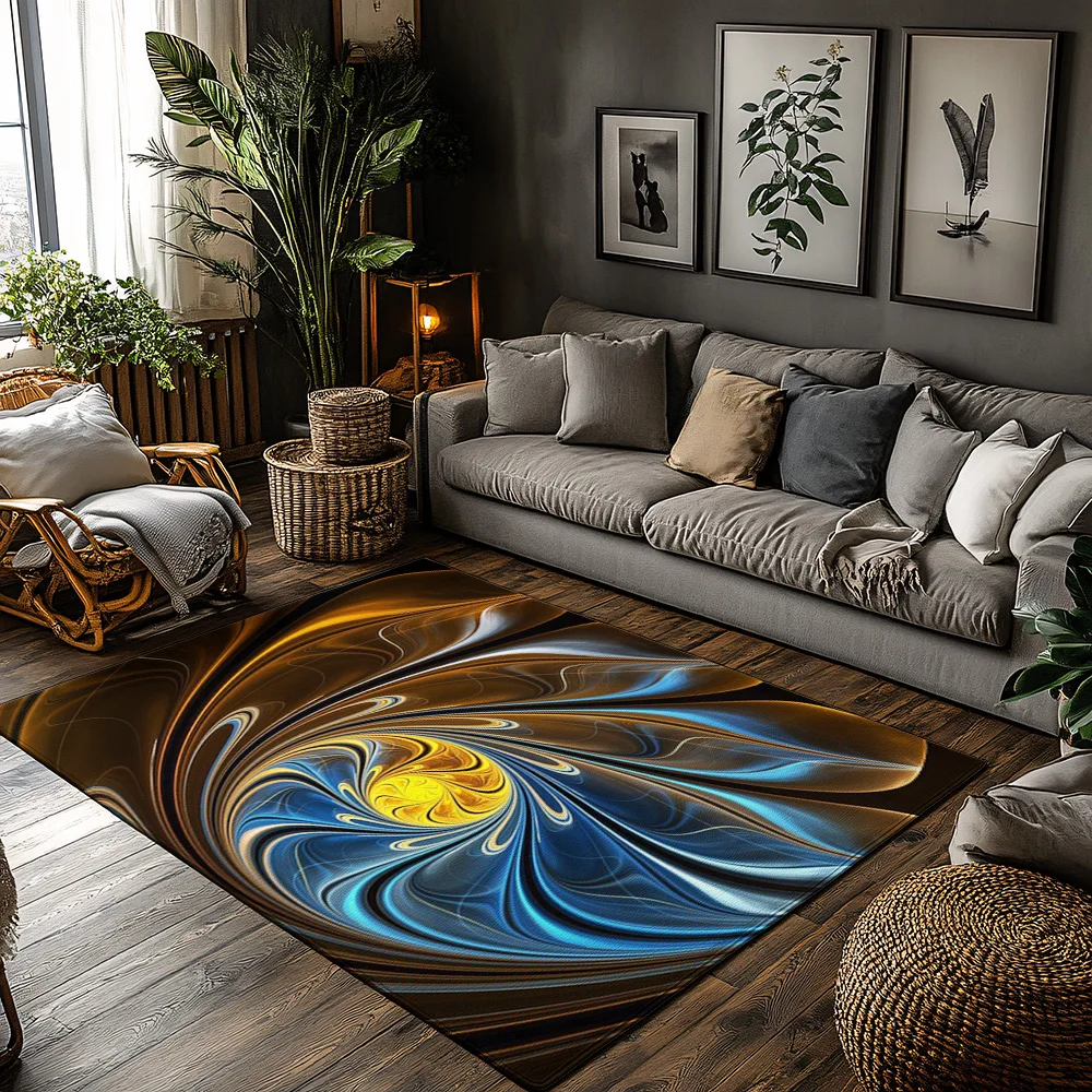 

Tuniu абстрактный красочный геометрический напольный ковер коврик для гостиной спальни домашний декор