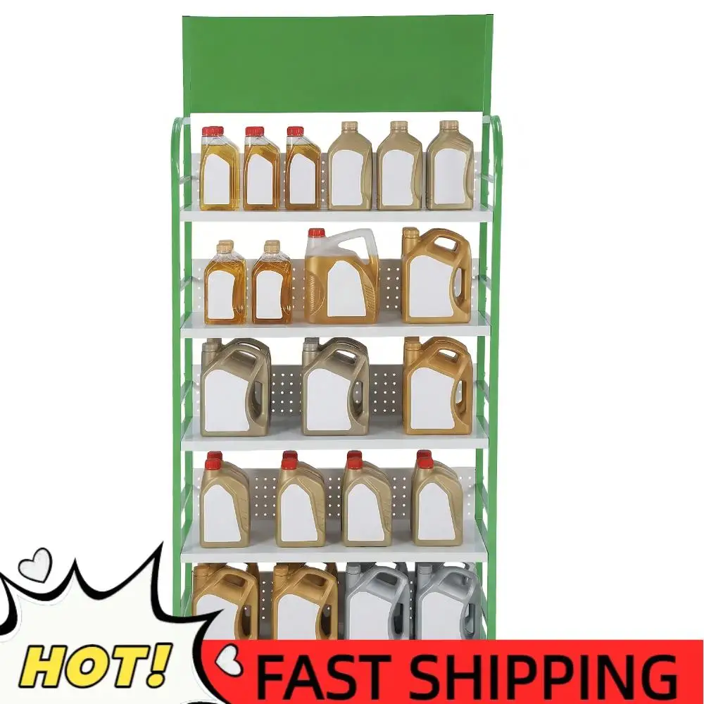 

Пятиуровневая витрина для образцов товаров с табличкой, стеллаж для демонстрации масел для кухни, офиса и магазина у дома