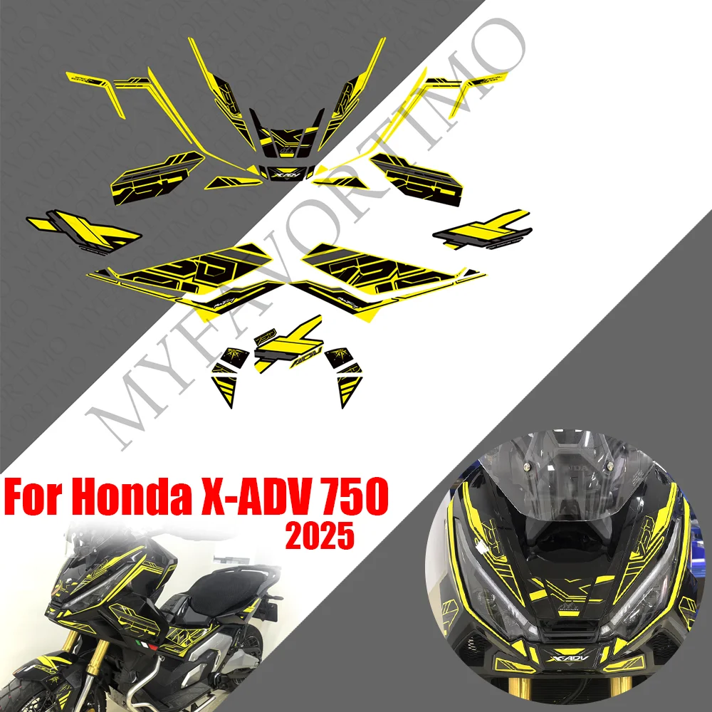 

For Honda XADV 750 Adventure moto Protector Stickers Decals Body Fender Shell Fairing X-ADV 750 XADV750 X-ADV750 adv 2025