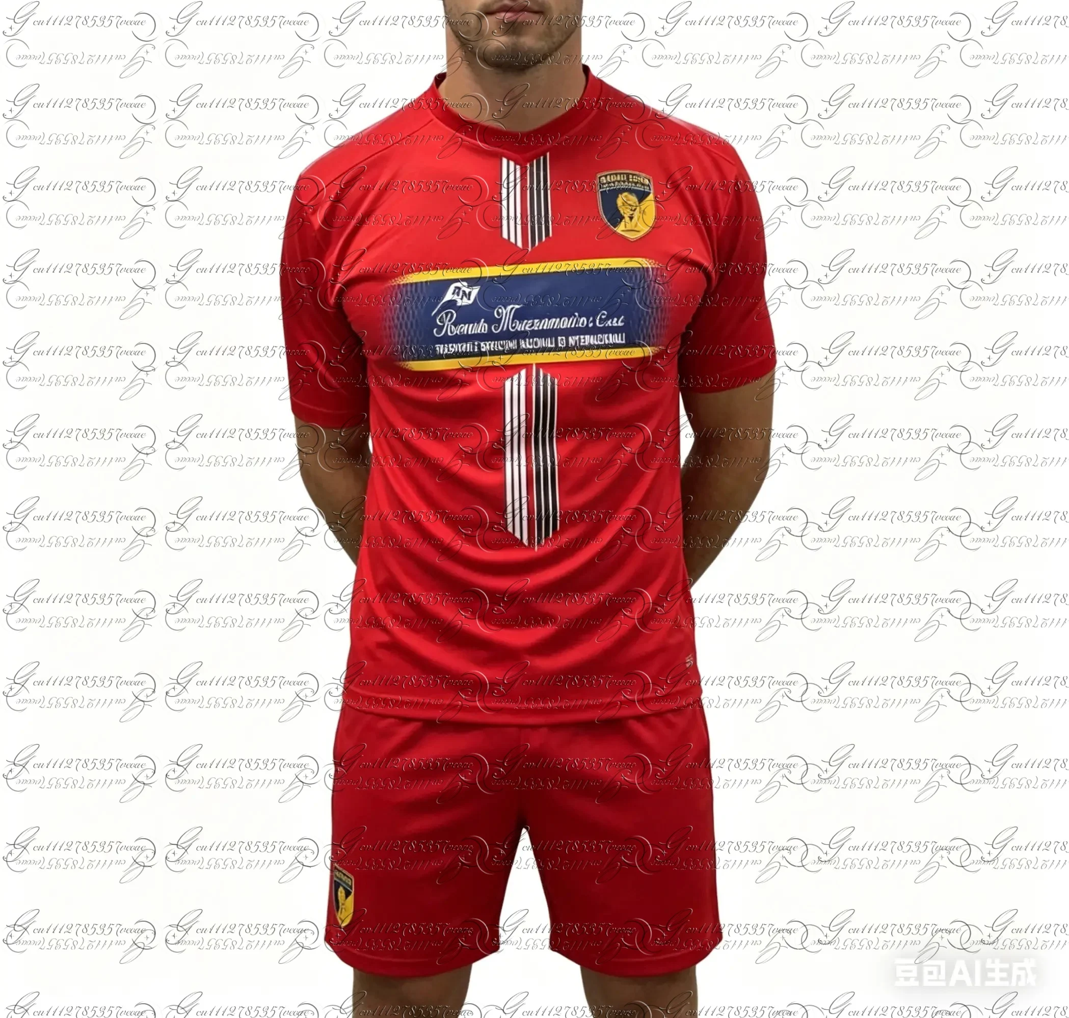 

2026 Season Pre Match Football Uniform, Summer Sports Men's T-shirt Set, Clothing, Unisex Clothing