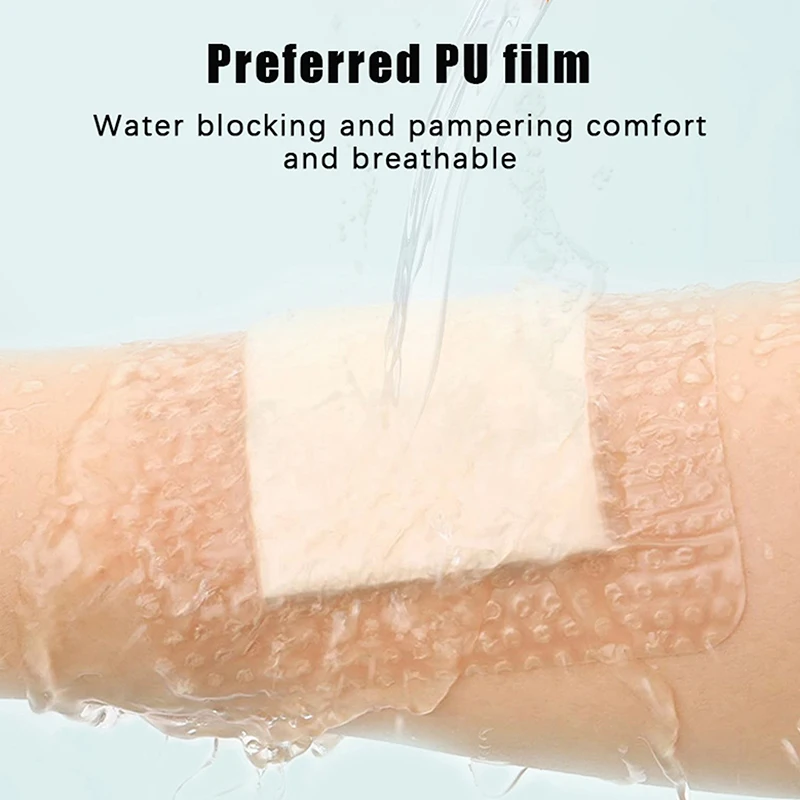 رقعة ضغط معقمة من إسفنج السيليكون المقاوم للماء مع حزمة فردية