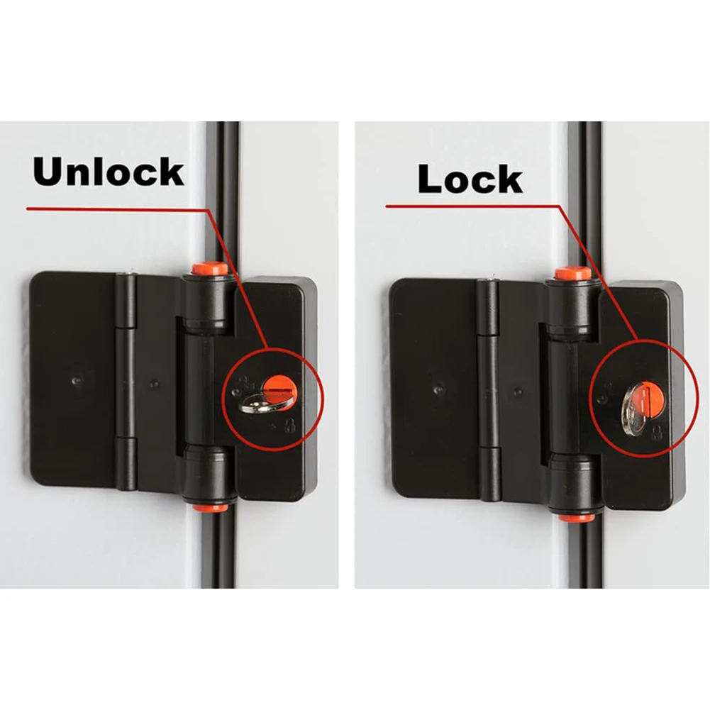 ABS مكافحة فتح الثلاجة قفل درج قفل بكلمة مرور متعددة الوظائف قفل خزانة خزانة قفل حماية 7.8*5.3 سنتيمتر كلمة المرور/مفتاح ​