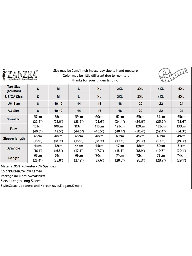 ZANZEA Women Ruffled Patchwork Pullovers Fashion Long Sleeve Sweatshirts Korean Autumn 2024 O-neck Hoodies Casual Loose Tops