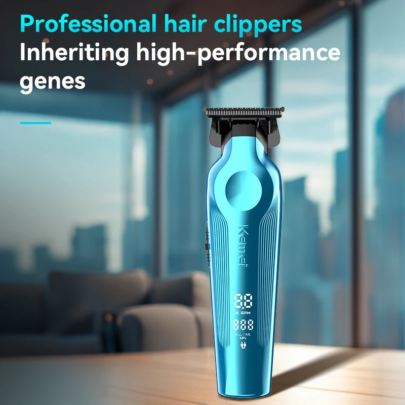 kemei Salon Rechargeable Trimmer Clipper High Speed Motor Barber Hair Trimmer Clipper KM-264