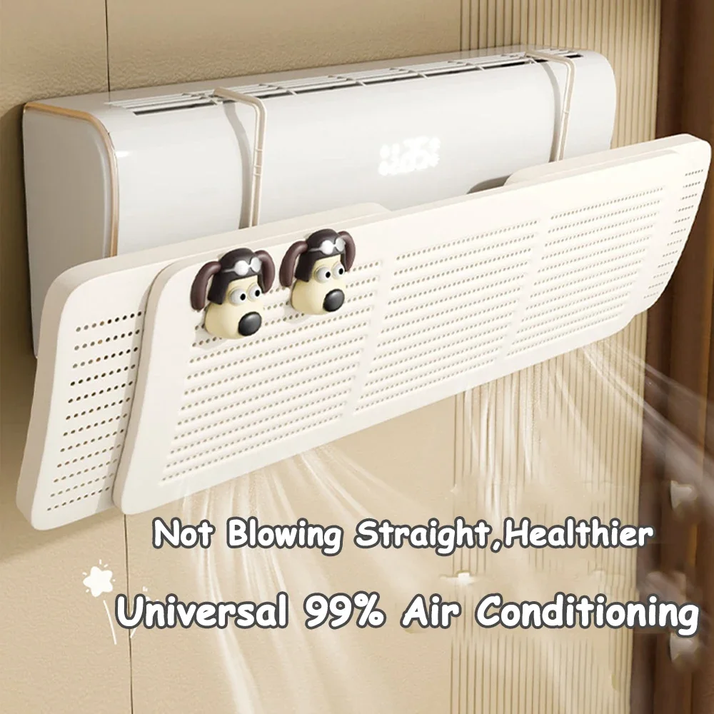 Air Conditioner Wind Deflector, Anti-Direct Blowing Windshield Cold Air Deflector, Infant Anti Direct Blowing Wind Guide Cover