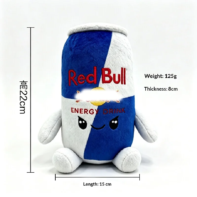 New In Stock New Red Niuniu Energy Drink Can High Quality Figures Kawaii Home Ornament Collection Figure Birthday Gift For Fans